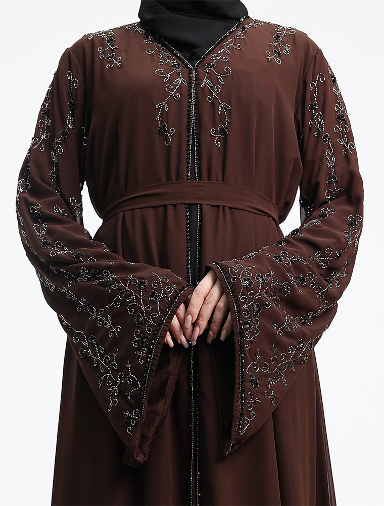 Brown Humra Kimono 